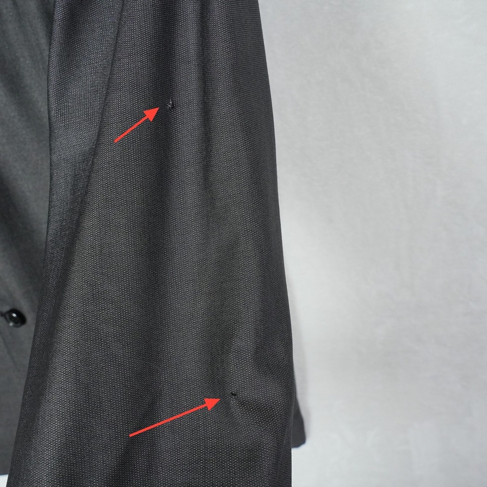 Brioni NM Estense Mens Blazer 42R Charcoal Grey Wool Silk 2-Button Sport Coat IT - Picture 5 of 14